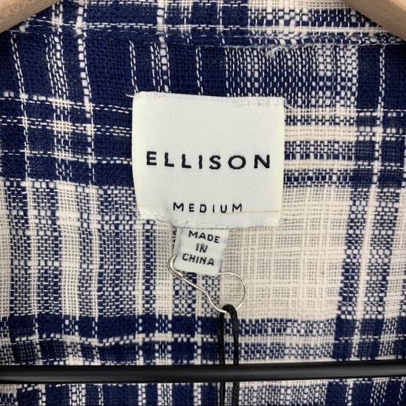 Ellison Tartan Plaid Collared Open Front Vest - Picture 4 of 7